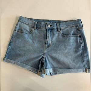 Old Navy Stretch Denim Roll Cuff Shorts.‎ Size 8